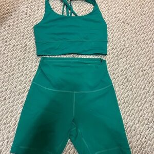 Lululemon Sports Bra and Shorts Set